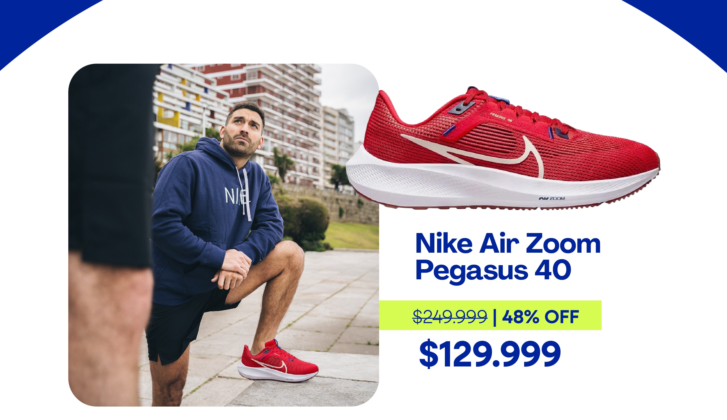 Nike Air Zoom Pegasus 40 $249.999 | 48% OFF $129.999